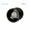 50 x Miron serie 2 DIN18 druppeldop - 0.7 mm (voor Orion flessen)