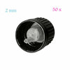 50 x Miron serie 2 DIN18 druppeldop - 2 mm (voor Orion flessen)