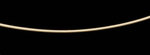 Halsring 50 cm, verguld