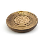 Houten Wierookhouder Triquetra 10 cm