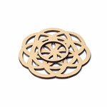 Edelsteenbol houder seed of life, 78435