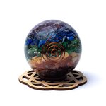 Edelsteenbol houder seed of life, voorbeeld met bol, 78435