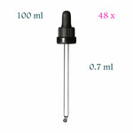 48 x 0,7 ml Orion 100 ml pipetdop, Miron