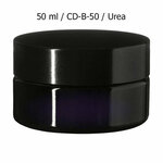 Miron violet glas cosmeticapot breed  50 ml (CD-B-50) Sirius bij Just Flow - webwinkel met violet glas, edelsteenremedies, edelstenen, wierook en spirituele artikelen in Vlissingen (Zeeland)