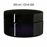 200 ml Sirius cosmeticapot, Miron violet glas