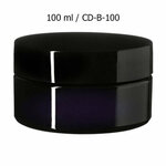 100 ml Sirius cosmeticapot, Miron violet glas