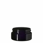 39 x 30 ml brede cosmeticapot Sirius, Miron violet glas CD-B-30 bij Just Flow - webwinkel met violet glas, edelsteenremedies, edelstenen, wierook en spirituele artikelen in Vlissingen (Zeeland)