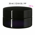 39 x 30 ml brede cosmeticapot Sirius, Miron violet glas CD-B-30 - Just Flow - webwinkel met violet glas, edelsteenremedies, edelstenen, sieraden, pendels, orakelkaarten, wierook, smudgekruiden en spirituele artikelen in Vlissingen (Zeeland)
