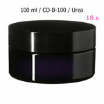 18 x 100 ml brede cosmeticapot Sirius, Miron violet glas CD-B-100 - Just Flow - webwinkel met violet glas, edelsteenremedies, e