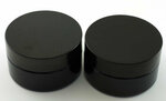 18 x 100 ml brede cosmeticapot Sirius, Miron violet glas CD-B-100 - Just Flow - webwinkel met violet glas, edelsteenremedies, e