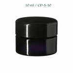 10 ml Ceres cosmeticapot met modern of klassiek deksel, Miron violet glas