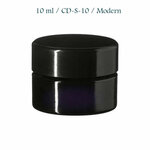 10 ml cosmeticapot Ceres, Miron violet glas CD-S-10 - Just Flow - webwinkel met violet glas, edelsteenremedies, edelstenen, sieraden, pendels, orakelkaarten, wierook, smudgekruiden en spirituele artikelen in Vlissingen (Zeeland)