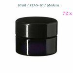 72 x 10 ml cosmeticapot Ceres, Miron violet glas CD-S-10 bij Just Flow - webwinkel met violet glas, edelsteenremedies, edelstenen, wierook en spirituele artikelen in Vlissingen (Zeeland)