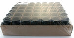 42 x 100 ml Saturn wijdhalspot, Miron violet glas. Miron artikelnummer SM140007-204 bij Just Flow - webwinkel met violet glas, 