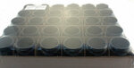 30 x 150 ml Saturn wijdhalspot, Miron violet glas. Miron artikelnummer: SM140001-204 bij Just Flow - webwinkel met violet glas, edelsteenremedies, edelstenen, wierook en spirituele artikelen in Vlissingen (Zeeland)