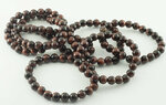 Rode tijgeroog armband, 8 mm kralen - Just Flow - webwinkel met violet glas, edelsteenremedies, edelstenen, sieraden, pendels, 