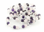Gouden driehoek armband, 8 mm kralen - Just Flow - webwinkel met violet glas, edelsteenremedies, edelstenen, sieraden, pendels,
