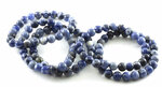 Sodaliet armband, 8 mm kralen - Just Flow - webwinkel met violet glas, edelsteenremedies, edelstenen, sieraden, pendels, orakel
