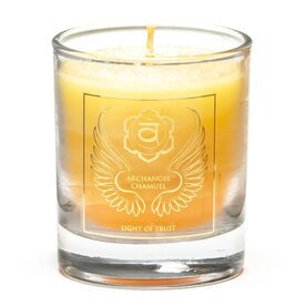 Chamu&euml;l / Chakra 2 stearine votive in geschenkverpakking
