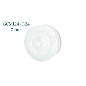 Losse schenkhulp, 2 mm gat, GCMI24,  voor Miron violet glas fles Draco 200 ml FL-200