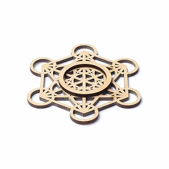 Edelsteenbol houder Metatron's kubus