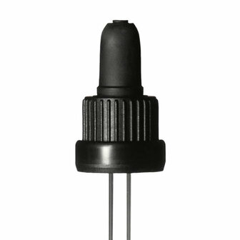 Pipetdop voor 100 ml DIN18 fles, Miron FL-100, volume 0,7 ml bij Just Flow - webwinkel met violet glas, edelsteenremedies, edelstenen, wierook en spirituele artikelen in Vlissingen (Zeeland)