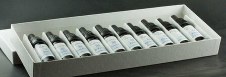 Flow Remedies edelsteenremedies set combinatie-remedies  bij Just Flow - webwinkel met violet glas, edelsteenremedies, edelsten