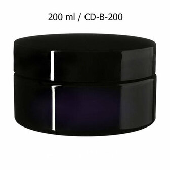 200 ml Sirius cosmeticapot, Miron violet glas