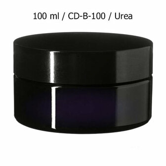 100 ml brede cosmeticapot Sirius, Miron violet glas CD-B-100 - Just Flow - webwinkel met violet glas, edelsteenremedies, edelst