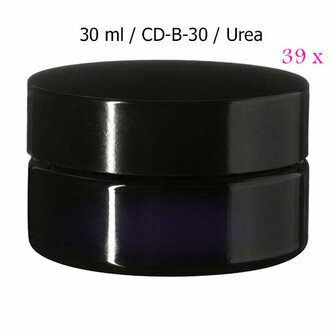 39 x 30 ml brede cosmeticapot Sirius, Miron violet glas CD-B-30 - Just Flow - webwinkel met violet glas, edelsteenremedies, edelstenen, sieraden, pendels, orakelkaarten, wierook, smudgekruiden en spirituele artikelen in Vlissingen (Zeeland)