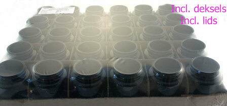 30 x 200 ml pot Carina, Miron violet glas. Miron artikelnummer SM140008-204 bij Just Flow - webwinkel met violet glas, edelsteenremedies, edelstenen, wierook en spirituele artikelen in Vlissingen (Zeeland)