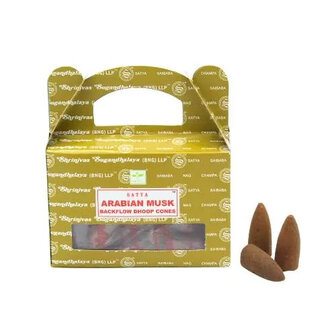 Satya Arabian Musk Backflow Incense Cones