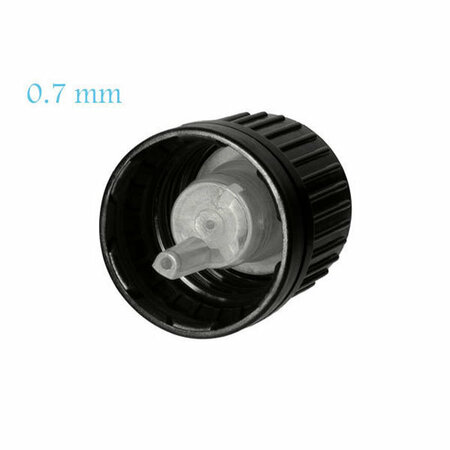 Miron serie 2 DIN18 druppeldop - 0.7 mm  (voor Orion flessen)