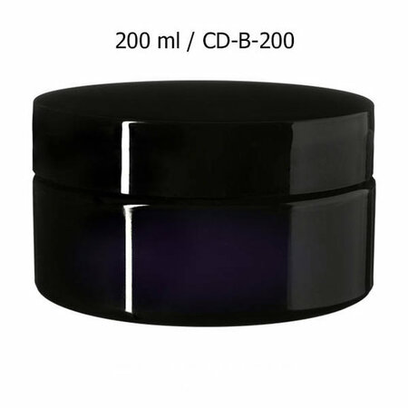 200 ml Sirius cosmeticapot, Miron violet glas