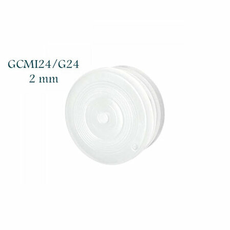 Losse schenkhulp, 2 mm gat, GCMI24,  voor Miron violet glas fles Draco 200 ml FL-200