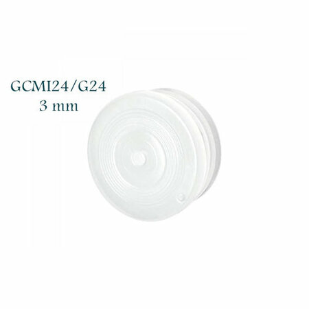 Losse schenkhulp, 3 mm gat, GCMI24,  voor Miron violet glas fles Draco, 200 ml FL-200