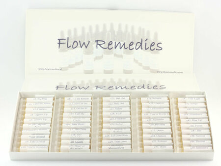 Testset Flow Remedies in opbergdoos, enkelvoudig + combinaties, 4 dozen