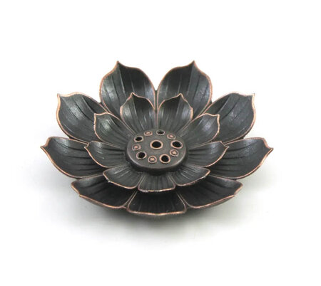 Lotus wierookbrander voor wierookstokjes, 8 cm
