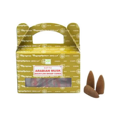 Satya Arabian Musk Backflow Incense Cones