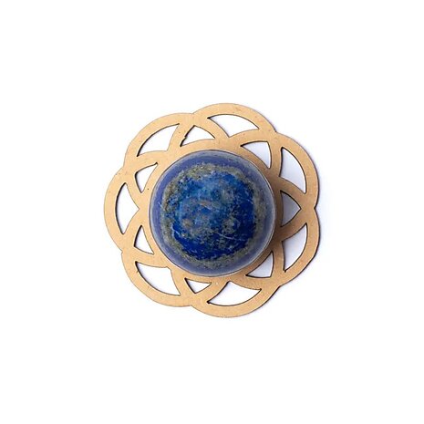 Edelsteenbol houder seed of life, voorbeeld met bol, 78435