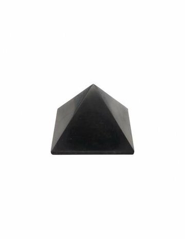 Shungit piramide, 7x7 cm