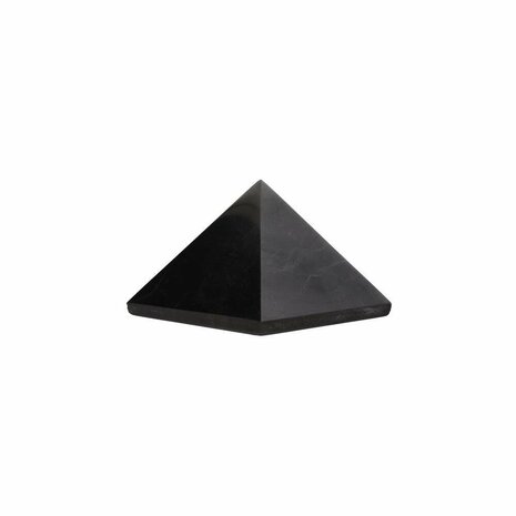 Shungit piramide, 7x7 cm