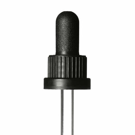 Miron pipet voor 60 ml DIN18 fles, doseervolume 1.0 ml. PVO-III-G1.0-FL60-SW. bij Just Flow - webwinkel met violet glas, edelst