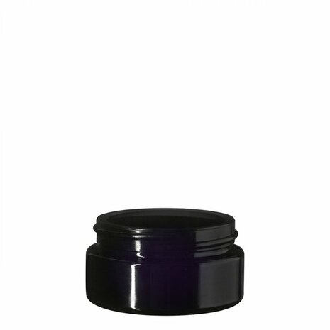 30 ml brede cosmeticapot Sirius, Miron violet glas CD-B-30 - Just Flow - webwinkel met violet glas, edelsteenremedies, edelstenen, sieraden, pendels, orakelkaarten, wierook, smudgekruiden en spirituele artikelen in Vlissingen (Zeeland)