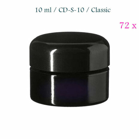 72 x 10 ml cosmeticapot Ceres, Miron violet glas CD-S-10 - Just Flow - webwinkel met violet glas, edelsteenremedies, edelstenen, sieraden, pendels, orakelkaarten, wierook, smudgekruiden en spirituele artikelen in Vlissingen (Zeeland)