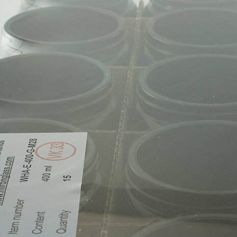 15 x 400 ml Saturn wijdhalspot, Miron violet glas. Miron artikelnr: SM130016-204 bij Just Flow - webwinkel met violet glas, edelsteenremedies, edelstenen, wierook en spirituele artikelen in Vlissingen (Zeeland)