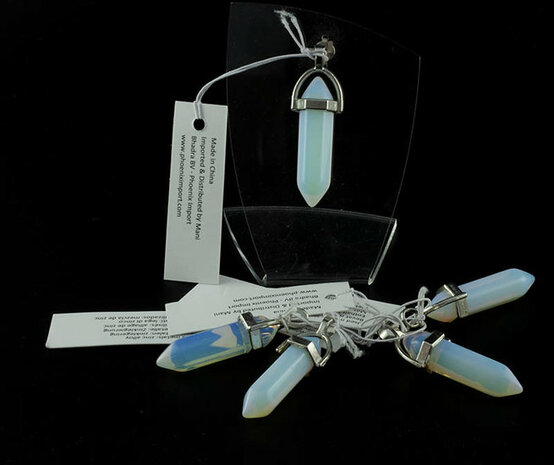 Opaalkwarts hanger - Just Flow - webwinkel met violet glas, edelsteenremedies, edelstenen, sieraden, pendels, orakelkaarten, wi
